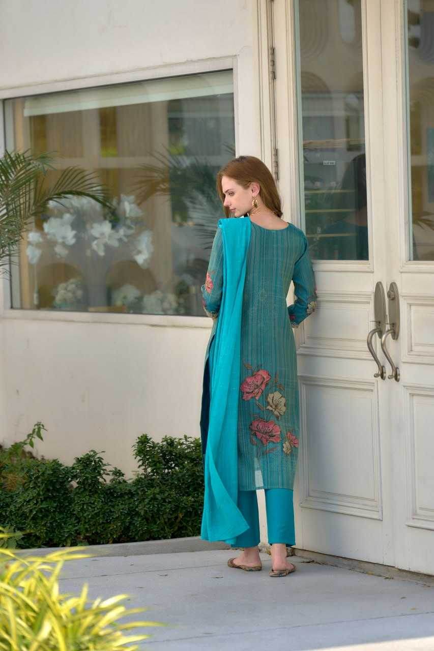 Tissue Embroidered Kurtis - MYLUXURY LANE ENTERPRISE